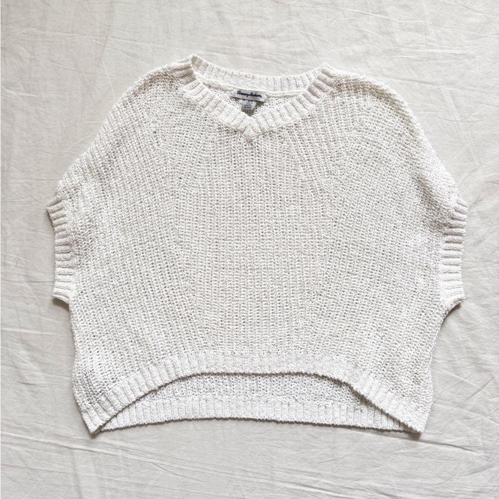 Women's White Knit Sweater Tommy Bahama